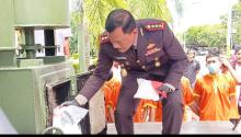 Polda Kepri Musnahkan 9 Kg Sabu dan Ribuan Ekstasi, 28 Tersangka Diamankan