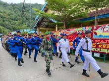 Sinergi TNI-Polri Diperkuat dalam HUT ke-80 TNI di Perbatasan Anambas