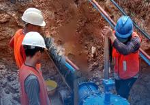 Ada Gangguan Suplai Air Akibat Pekerjaan Penyambungan Pipa di Sei Panas Malam Ini, Cek Area Terdampak!