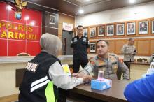 Humas Polres Karimun Gelar Donor Darah, Perkuat Citra Humanis Polri