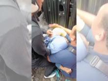 Kecelakaan Mengerikan di Batu Ampar, Ibu Terjepit Alat Berat di Jalan Yos Sudarso