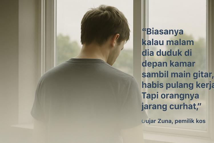 Sebelum Pergi, Ia Masih Sempat Chat Bayar Kos