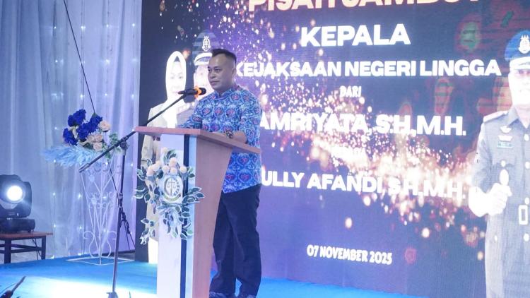 Bupati Lingga Hadiri Pisah Sambut Kajari, Harapkan Sinergi Semakin Kuat untuk Majukan Daerah