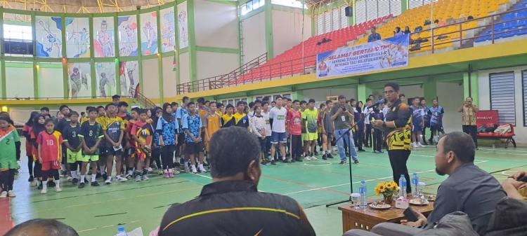 43 Regu Berebut Tiket Popda 2026 di Turnamen Sepak Takraw Pelajar Karimun