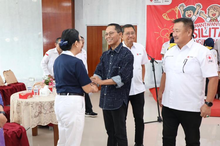 Amsakar Tegaskan 3 Agenda Penting dalam Pembukaan Muskot PMI Batam