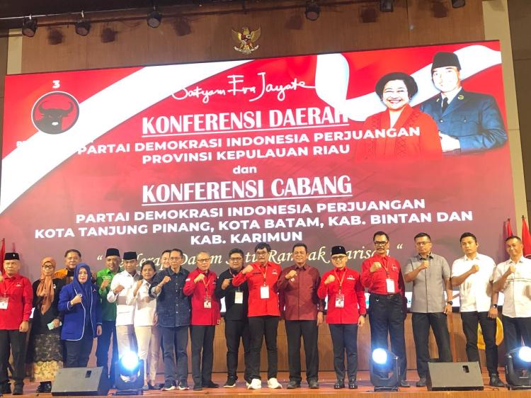 Suryo Respationo Akhiri Masa Bhakti, PDIP Kepri Gelar Konferda dan Konfercab 2025