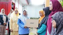 Semarak HKN ke-61 di Lingga: TP Posyandu Ajak Warga Sungai Buluh Hidup Sehat dan Peduli Pendidikan Anak