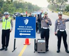 Satlantas Polresta Barelang Terapkan Kanalisasi di Jalan Sudirman untuk Cegah Kemacetan dan Kecelakaan