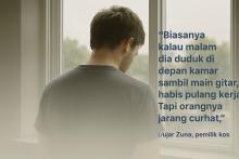 Sebelum Pergi, Ia Masih Sempat Chat Bayar Kos