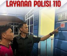 Polres Anambas Sosialisasikan Call Center 110 ke Rumah Warga Tarempa