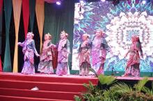 PGRI Tampilkan Ragam Seni, Malam Hiburan HUT Lingga ke-22 Berlangsung Meriah
