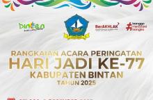 Catat! Jadwal Lengkap Hari Jadi ke-77 Kabupaten Bintan, Ada Kiki LIDA hingga King Nassar