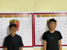 Polsek Sekupang Tangkap Dua Pemuda Pelaku Curat di Bengkel Las Tanjung Riau