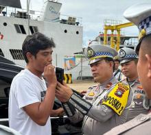 Tes Alkohol dan Ramcheck di Pelabuhan Punggur, Upaya Polresta Barelang Tekan Kecelakaan