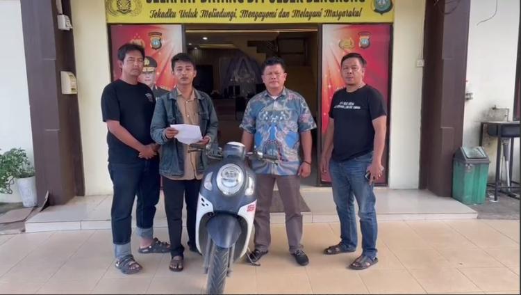 Satu Hari Hilang, Motor Scoopy BP 2466 HH Kembali ke Pemilik Berkat CCTV dan Polisi