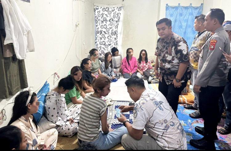 Belasan Calon Pekerja Hiburan Malam Diamankan di Tunas Regency Batam, Diduga Ada Unsur TPPO