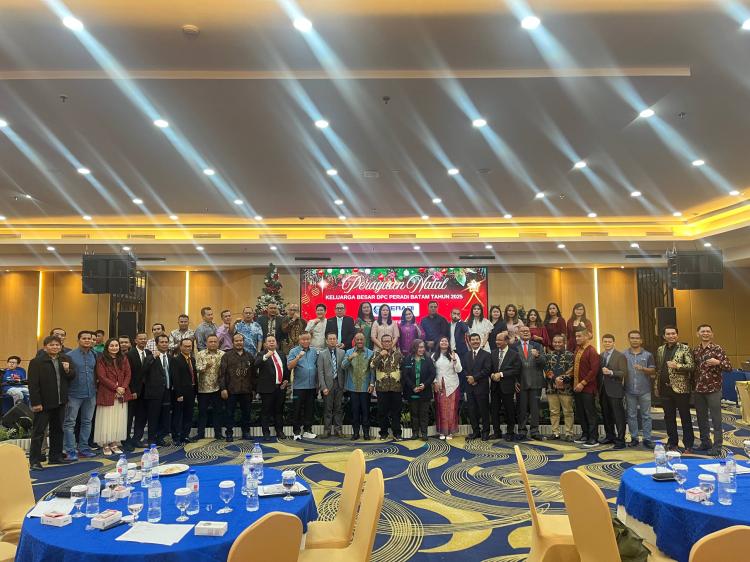 Perayaan Natal DPC Peradi Batam 2025: Saatnya Tinggalkan Rivalitas Sidang