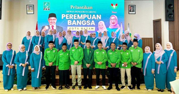Pelantikan DPC Perempuan Bangsa PKB Batam, Target 6 Kursi DPRD di 2029