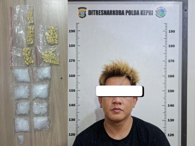 Ditresnarkoba Polda Kepri Sita 100 Gram Sabu dan 108 Butir Ekstasi Minion di Kos Batam, 1 Buron