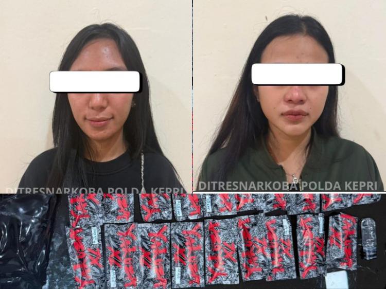 Dua Perempuan Diamankan, 78 Liquid Vape Bermuatan Narkoba Disita di Batam
