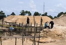 Polres Bintan Gelar Razia Tambang Pasir Ilegal, Aktivitas di Gunung Kijang Sepi
