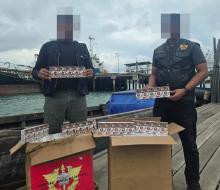 Bea Cukai Batam Gagalkan Penyelundupan 371.200 Batang Rokok Ilegal Merek PSG dan UFO MIND