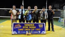Turnamen Sepak Takraw Camat Lingga I Resmi Digelar di Daik