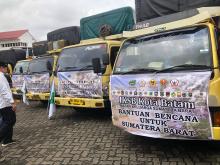 Pemkot Batam dan IKSB Kirim Bantuan 7 Truk ke Sumbar, Sistem Pendampingan Per Wilayah
