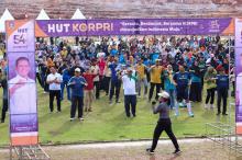 Ribuan ASN Kepri Ikuti Senam Bersama di HUT KORPRI ke-54
