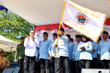 Di Lapangan Sijantung Galang, Kepengurusan Baru IKRAL Resmi Dilantik