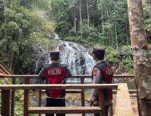 Libur Natal dan Tahun Baru, Polres Lingga Perketat Pengamanan Objek Wisata