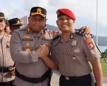 Kapolres Anambas Pimpin Upacara Kenaikan Pangkat dan Serah Terima Jabatan