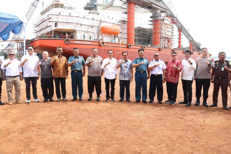Launching Kapal FLF Permata Borneo 1, Kapolda Kepri: Industri Maritim Kuat, Ekonomi Daerah Ikut Tumbuh