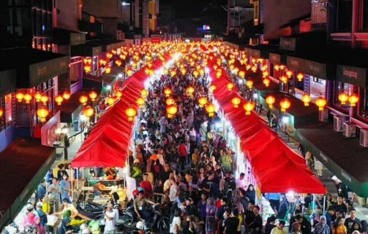 Pasar Malam Imlek 2026 di Jalan Merdeka Tanjungpinang, Suguhkan 500 Stan UMKM