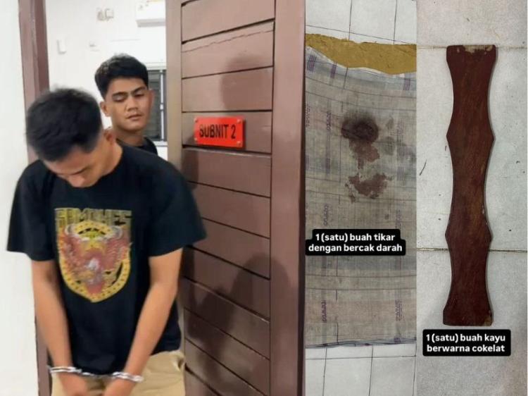 Tak Sampai Sehari, Polisi Tangkap Pelaku Aniaya Kekasih Pakai Kayu