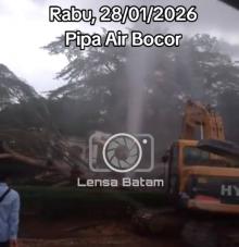 Air Bocor di Depan Rusun Muka Kuning Batam, Tim Air Batam Hilir Perbaiki dalam Satu Hari