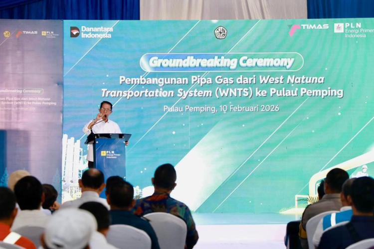 Groundbreaking Pipa Gas West Natuna ke Pemping, Solusi Defisit Energi Batam Dimulai