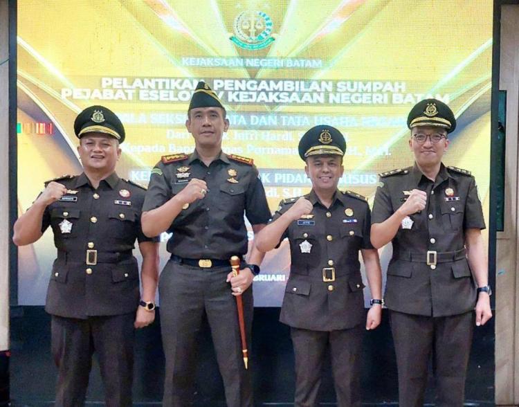 Rotasi Pejabat Kejari Batam: Jefri Hardi Jabat Kasipidsus, Dimas Purnama Jadi Kasidatun