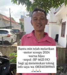 Modus Pinjam Motor Beli Rokok Berujung Penggelapan, Honda Scoopy Hijau Milik Warga Batam Raib