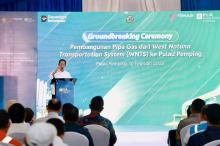 Groundbreaking Pipa Gas West Natuna ke Pemping, Solusi Defisit Energi Batam Dimulai