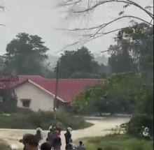 Belasan Gajah Amuk Mess Karyawan di Siak, Warga Berhamburan
