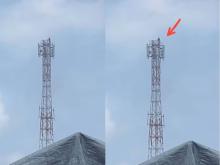 Diduga Maling, Pria Nekat Panjat Tower Listrik di Tembesi Batam, Evakuasi Sulit karena Tegangan Tinggi