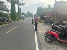 Satlantas Polres Lingga Amankan Pasar Tumpah Dabo Singkep, Arus Lalin Sore Hari Lebih Tertib