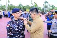 Pimpin Apel di Mapolres, Bupati Roby Sampaikan Pesan Kapolri Soal Mudik