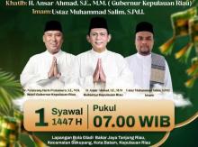 Salat Id di Lapangan Gladi Bakar Jaya Batam, Open House Gubernur Kepri di Tanjungpinang Dibatasi