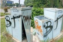 Aksi Nekat Komplotan Pencuri Lampu Merah di Batam Terekam CCTv, Sejumlah Simpang Vital Lumpuh