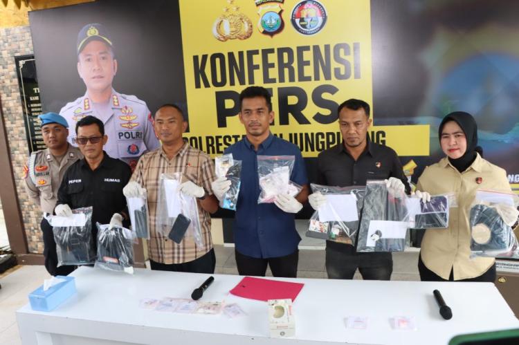 Barang Bukti 92 Gram Sabu dan 256 Butir Ekstasi Disita, Satresnarkoba Tanjungpinang Ringkus 9 Tersangka Termasuk PNS