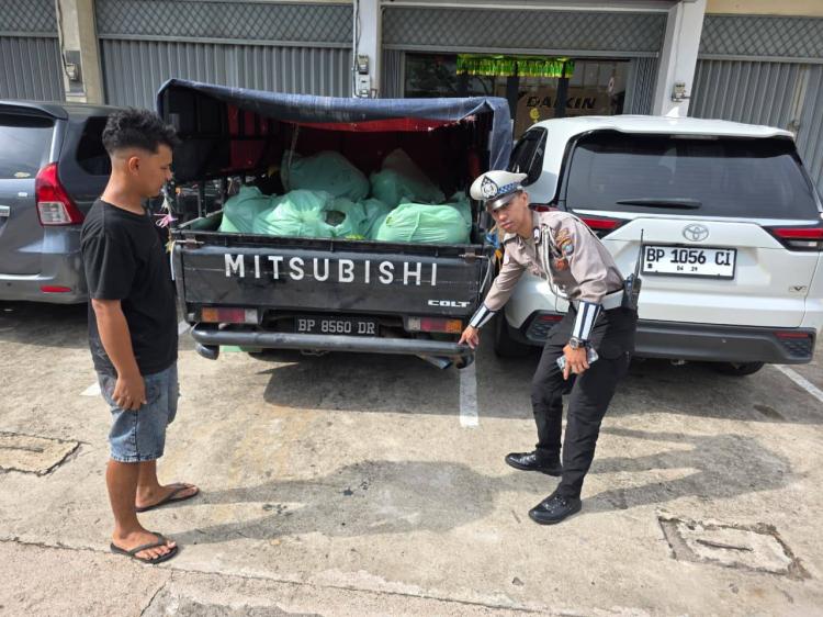 Satlantas Polresta Barelang Tindak 9 Kendaraan dalam Patroli Hunting, Sasar Knalpot Brong