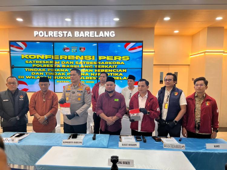 Dua Tersangka Narkotika di Bukit Senyum Ditangkap, Polisi Sita Lima Paket Sabu