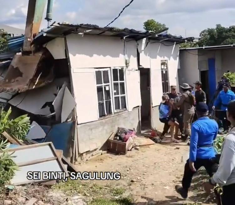 Penertiban Lahan di Sei Binti Batam Diwarnai Protes Keras Warga, Tim Terpadu Klaim Eksekusi Sesuai Prosedur